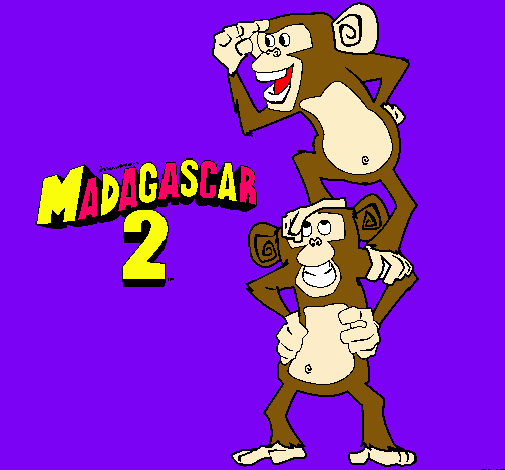 Madagascar 2 Manson y Phil