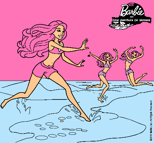 Barbie de regreso a la playa