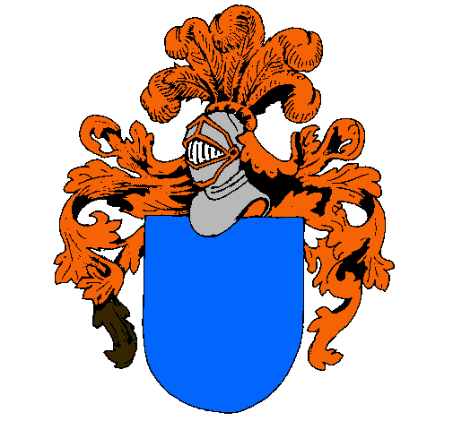 Escudo de armas y casco