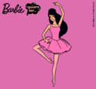 Dibujo Barbie bailarina de ballet pintado por bainilla