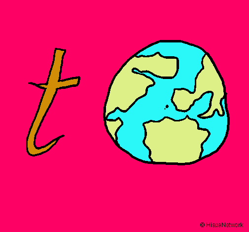 Dibujo Tierra pintado por Monse