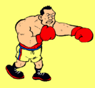Dibujo Boxeador pintado por liuyio