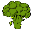 Dibujo Brócoli pintado por junu