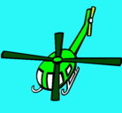 Dibujo Helicóptero V pintado por canelo