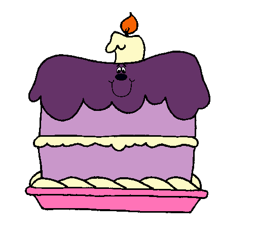 Dibujo Pastel de cumpleaños pintado por michelita_2000