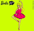 Dibujo Barbie bailarina de ballet pintado por isolina