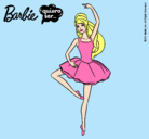 Dibujo Barbie bailarina de ballet pintado por SuperStar