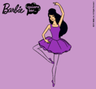 Dibujo Barbie bailarina de ballet pintado por Ester