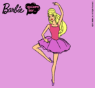 Dibujo Barbie bailarina de ballet pintado por wisleidy