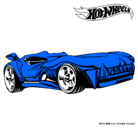 Dibujo Hot Wheels 3 pintado por tiburon