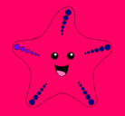 Dibujo Estrella de mar pintado por tyoi97