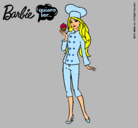 Dibujo Barbie de chef pintado por Mariangela
