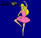 Dibujo Barbie bailarina de ballet pintado por juncal