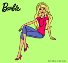 Dibujo Barbie moderna pintado por naxito96