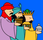 Dibujo Los Reyes Magos 3 pintado por stephaney