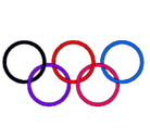 Dibujo Anillas de los juegos olimpícos pintado por Whizcas