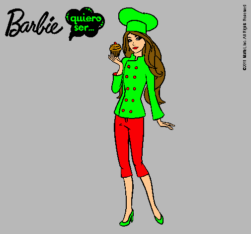 Dibujo Barbie de chef pintado por mariaa_sdf