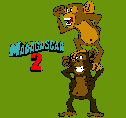 Madagascar 2 Manson y Phil