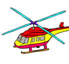 Dibujo Helicóptero  pintado por dilan