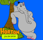 Dibujo Horton pintado por juuli