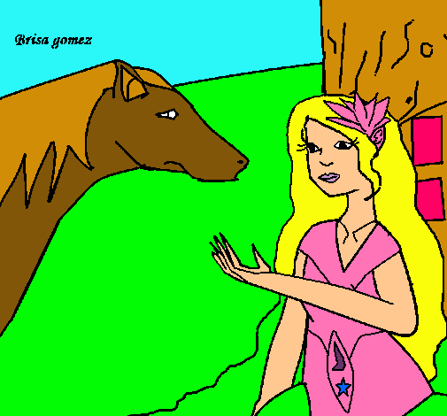 Princesa y caballo