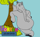 Dibujo Horton pintado por gabiruchis