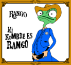 Dibujo Rango pintado por rango