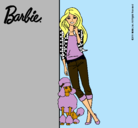 Dibujo Barbie con cazadora de cuadros pintado por zu-star