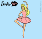 Dibujo Barbie bailarina de ballet pintado por luciaescobar