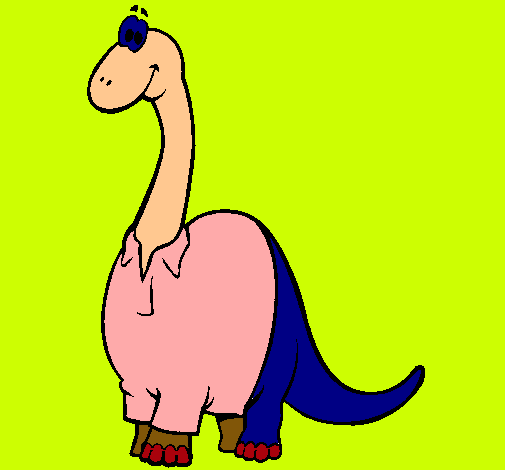 Diplodocus con camisa