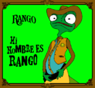 Dibujo Rango pintado por teti