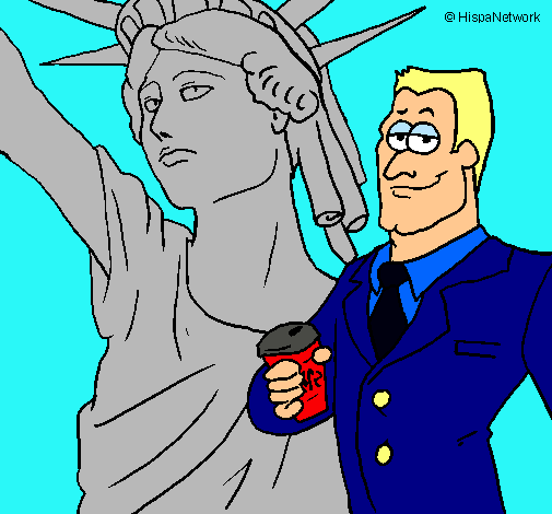 Dibujo Estados Unidos de América pintado por Sisuka97