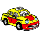Dibujo Herbie Taxista pintado por carballo