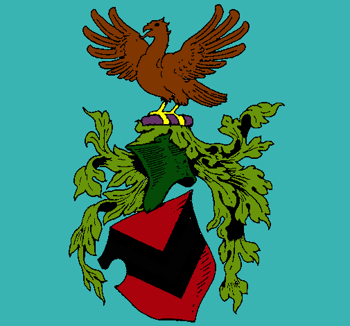 Escudo de armas y aguila 