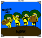 Dibujo Mariachi Owls pintado por qsdcfvb  