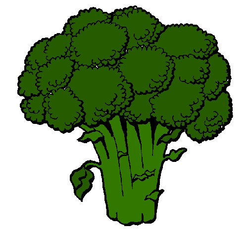 Dibujo Brócoli pintado por sisii