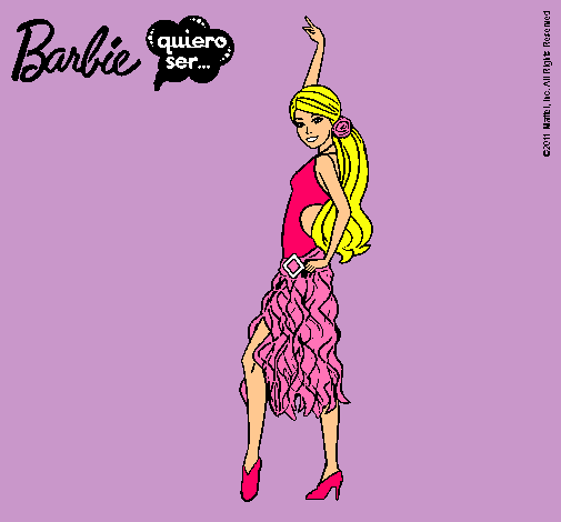 Barbie flamenca