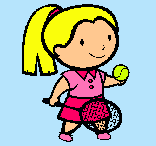 Dibujo Chica tenista pintado por Surapu44