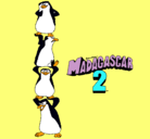 Dibujo Madagascar 2 Pingüinos pintado por vitorino1