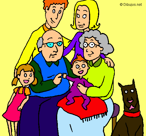 Dibujo Familia pintado por mAArR