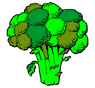 Dibujo Brócoli pintado por chaparra