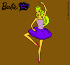 Dibujo Barbie bailarina de ballet pintado por guasi