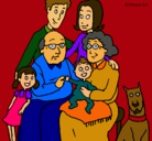 Dibujo Familia pintado por SHERMEIN