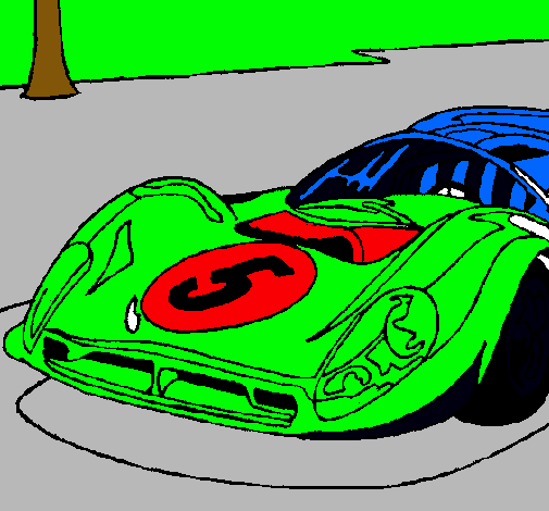 Dibujo Automóvil número 5 pintado por leocapo