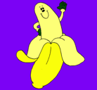 Dibujo Banana pintado por derian