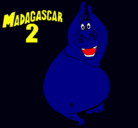 Dibujo Madagascar 2 Gloria pintado por aaaaaaaaaaaa