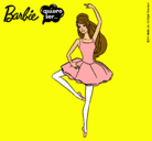 Dibujo Barbie bailarina de ballet pintado por fatu