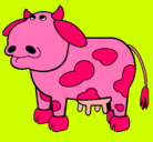 Dibujo Vaca pensativa pintado por magdalina