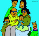 Dibujo Familia pintado por faraon478