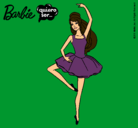 Dibujo Barbie bailarina de ballet pintado por miko